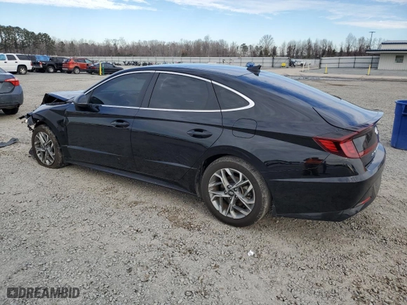 2023 Hyundai Sonata SEL with VIN KMHL64JA2PA254707, listed as a Copart auction lot 42176615 with 55,673 mi miles and Salvage Title. Bid and sale history available at carsss.com. Image 2.