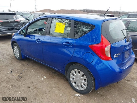 2015 Nissan Versa Note S with VIN 3N1CE2CP1FL358550, listed as a IAAI auction lot 41506557 with 61,845 mi miles. Bid and sale history available at carsss.com. Image 3.