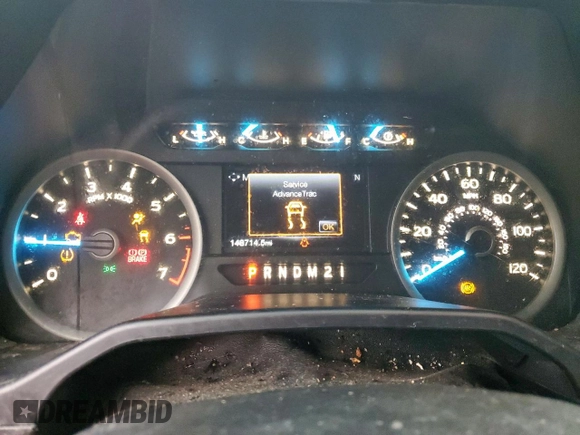 2016 Ford F-150 XL with VIN 1FTEX1CP1GFD10357, listed as a Copart auction lot 55605975 with 148,714 mi miles and Clean Title. Bid and sale history available at DreamBid. Image 9.