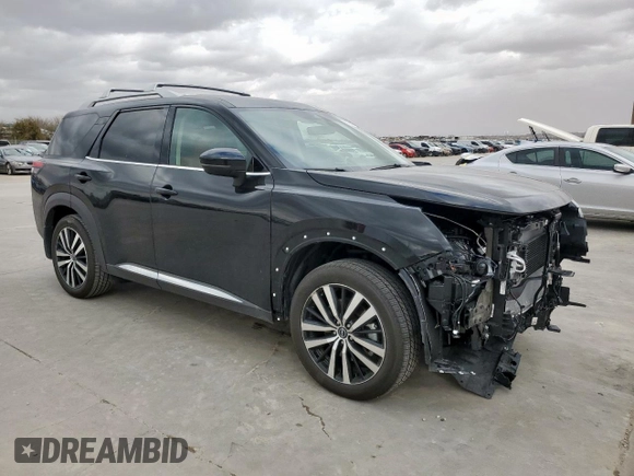 2024 Nissan Pathfinder Platinum with VIN 5N1DR3DG3RC301322, listed as a Copart auction lot 47667565 with 3,191 mi miles and Salvage Title. Bid and sale history available at carsss.com. Image 4.