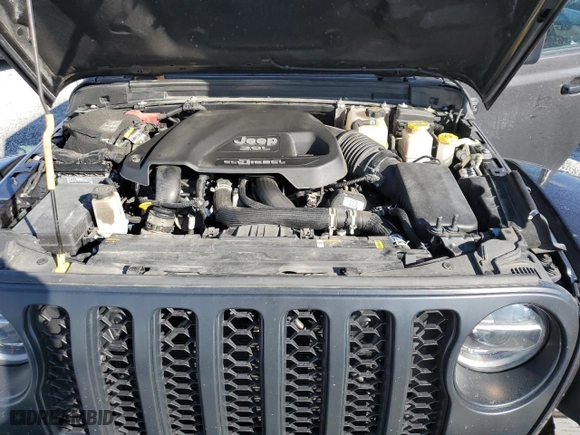 2022 Jeep Gladiator Rubicon with VIN 1C6JJTBMXNL137964, listed as a Copart auction lot 43374555 with 71,326 mi miles and Salvage Title. Bid and sale history available at carsss.com. Image 12.