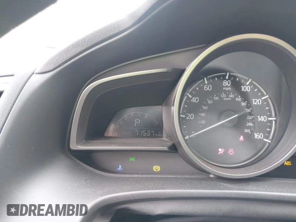 2017 Mazda 3 Sport with VIN 3MZBN1U76HM154192, listed as a IAAI auction lot 42160557 with 71,537 mi miles and . Bid and sale history available at DreamBid. Image 7.