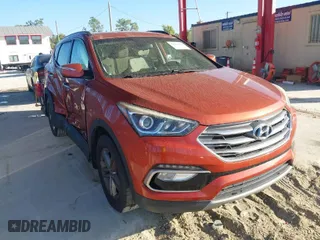 2018 Hyundai Santa Fe Sport 2.4L with VIN 5XYZU3LB2JG520660, listed as a IAAI auction lot 41461864 with 108,462 mi miles. Bid and sale history available at carsss.com. Image 1.