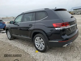 2021 Volkswagen Atlas SEL with VIN 1V2BP2CAXMC603447, listed as a Copart auction lot 50500474 with 52,691 mi miles and Salvage title. Bid and sale history available at DreamBid. Image 2.