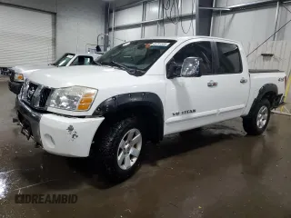 2005 Nissan Titan SE with VIN 1N6BA07B75N528932, listed as a Copart auction lot 45791535 with 196,100 mi miles and Salvage Title. Bid and sale history available at carsss.com. Image 1.