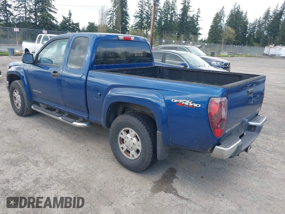 2005 GMC Canyon SLE Z85 with VIN 1GTDT196558291075, listed as a IAAI auction lot 41981419 with 196,825 mi miles. Bid and sale history available at carsss.com. Image 3.