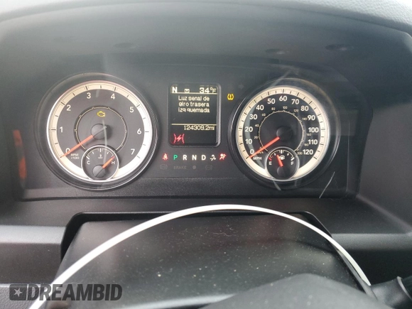 2016 Ram 2500 SLT with VIN 3C6TR5DT3GG387385, listed as a Copart auction lot 44203265 with 124,309 mi miles and Clean Title. Bid and sale history available at carsss.com. Image 9.