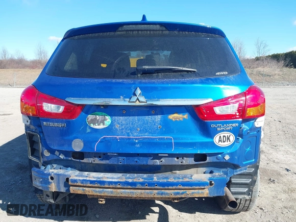 2019 Mitsubishi Outlander Sport ES 2.0 with VIN JA4AR3AU9KU028561, listed as a IAAI auction lot 41890996 with 122,409 mi miles. Bid and sale history available at carsss.com. Image 17.