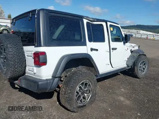 2024 Jeep Wrangler Rubicon with VIN 1C4PJXFG9RW307699, listed as a IAAI auction lot 42047562 with Not Provided miles. Bid and sale history available at carsss.com. Image 4.