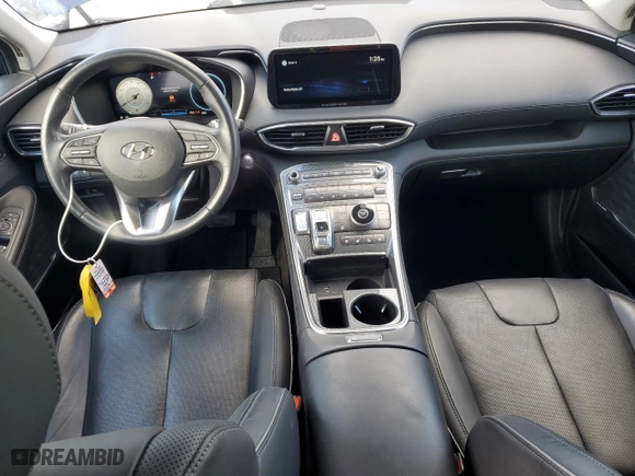 2021 Hyundai Santa Fe Limited with VIN 5NMS44AL0MH315111, listed as a Copart auction lot 43872555 with 19,179 mi miles and Salvage Title. Bid and sale history available at carsss.com. Image 8.