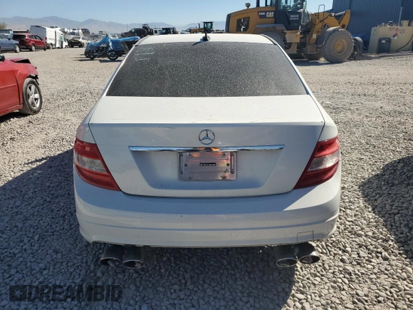 2009 Mercedes-Benz C 300 Sport with VIN WDDGF54X89R055926, listed as a Copart auction lot 73758014 with Not provided miles and Salvage title. Bid and sale history available at DreamBid. Image 6.
