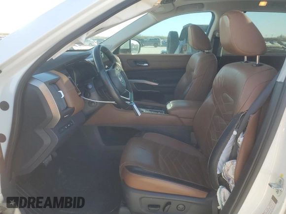 2022 Nissan Pathfinder Platinum with VIN 5N1DR3DHXNC200040, listed as a Copart auction lot 48653225 with 70,171 mi miles and Salvage title. Bid and sale history available at DreamBid. Image 7.