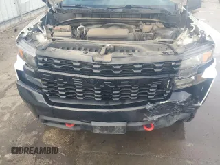 2020 Chevrolet Silverado 1500 Custom Trail Boss with VIN 3GCPYCEF9LG191567, listed as a Copart auction lot 50402525 with 81,834 mi miles and Salvage Title. Bid and sale history available at DreamBid. Image 11.