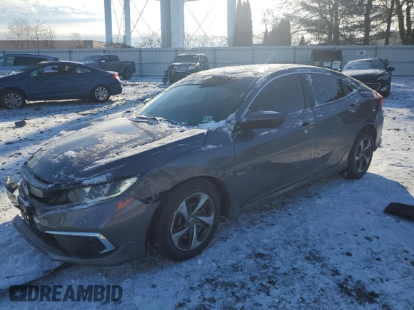2020 Honda Civic Sedan LX with VIN 2HGFC2F66LH530273, listed as a Copart auction lot 41840655 with 69,684 mi miles and Salvage Title. Bid and sale history available at carsss.com. Image 1.