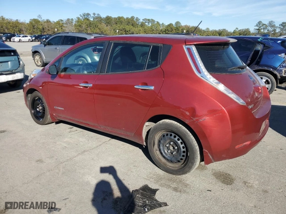 2015 Nissan LEAF SL with VIN 1N4AZ0CP6FC323954, listed as a Copart auction lot 42581985 with 70,525 mi miles and Salvage Title. Bid and sale history available at carsss.com. Image 2.