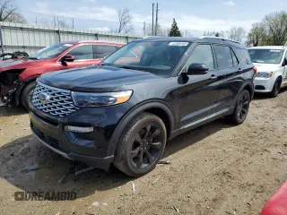 2020 Ford Explorer Platinum z VIN 1FM5K8HC0LGC74352, wystawiony jako Copart lot #52508185 z przebiegiem 56 883 mil mil oraz Czysty tytuł • Clean title. Historia ofert i sprzedaży dostępna na DreamBid. Obrazek 1.