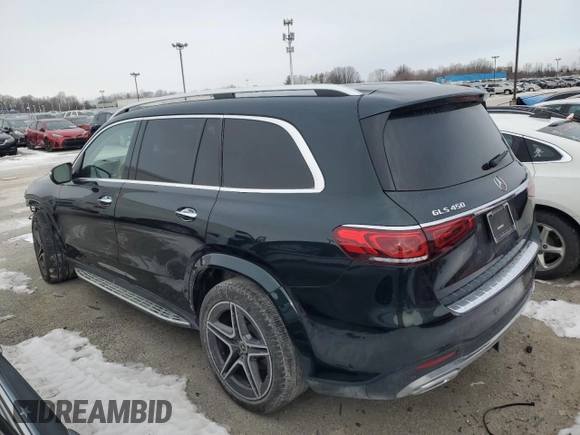 2023 Mercedes-Benz GLS 450 with VIN 4JGFF5KE3PA912751, listed as a Copart auction lot 88219355 with 41,273 mi miles and Salvage Title. Bid and sale history available at DreamBid. Image 2.