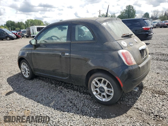 2015 FIAT 500 Pop with VIN 3C3CFFAR0FT555560, listed as a Copart auction lot 55178495 with 0 mi miles and Clean Title. Bid and sale history available at carsss.com. Image 2.