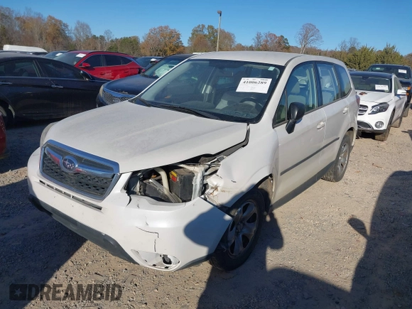 2014 Subaru Forester 2.5i with VIN JF2SJAAC4EG414600, listed as a IAAI auction lot 41006289 with 128,611 mi miles. Bid and sale history available at carsss.com. Image 17.