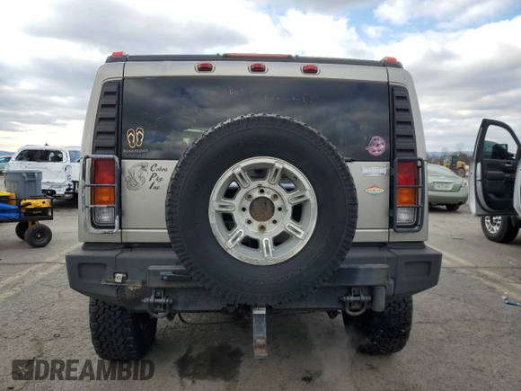 2003 Hummer H2 with VIN 5GRGN23U33H130871, listed as a Copart auction lot 83377484 with 186,126 mi miles and Clean Title. Bid and sale history available at carsss.com. Image 6.