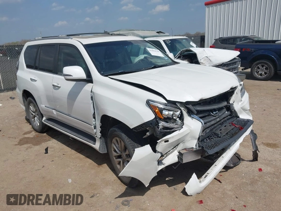 2018 Lexus GX 460 z VIN JTJBM7FX2J5206433, wystawiony jako IAAI lot #41864138 z przebiegiem Nie podano mil oraz . Historia ofert i sprzedaży dostępna na DreamBid. Obrazek 1.