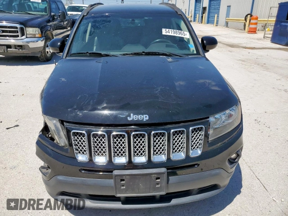 2017 Jeep Compass High Altitude with VIN 1C4NJCEA9HD151218, listed as a Copart auction lot 54198965 with 115,932 mi miles and Salvage title. Bid and sale history available at DreamBid. Image 5.