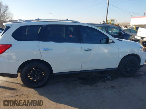 2019 Nissan Pathfinder SV with VIN 5N1DR2MM1KC590948, listed as a IAAI auction lot 41434332 with 96,352 mi miles and . Bid and sale history available at DreamBid. Image 13.