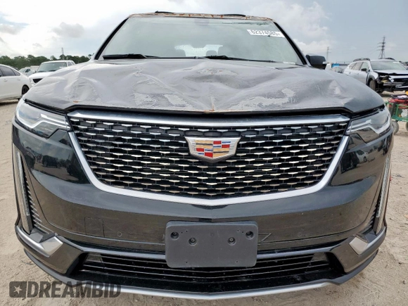 2024 Cadillac XT6 FWD Premium Luxury with VIN 1GYKPCRS7RZ709179, listed as a Copart auction lot 62374585 with 19,442 mi miles and Salvage title. Bid and sale history available at DreamBid. Image 5.