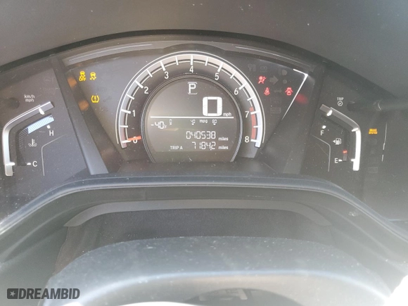 2018 Honda CR-V LX with VIN 2HKRW6H30JH222727, listed as a Copart auction lot 45475605 with 40,538 mi miles and Salvage Title. Bid and sale history available at carsss.com. Image 9.