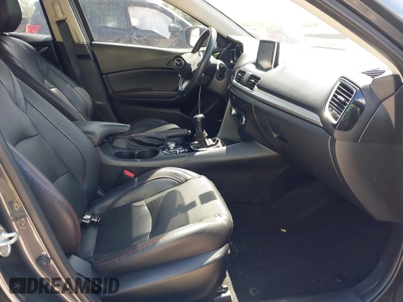 2015 Mazda 3 S Grand Touring with VIN JM1BM1M34F1258936, listed as a IAAI auction lot 42071464 with 100,933 mi miles and . Bid and sale history available at DreamBid. Image 5.