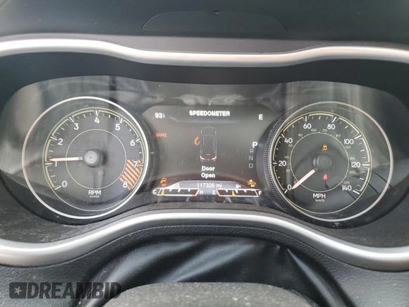 2014 Jeep Cherokee Trailhawk with VIN 1C4PJMBS9EW140344, listed as a Copart auction lot 50579005 with 117,326 mi miles and Salvage Title. Bid and sale history available at carsss.com. Image 9.