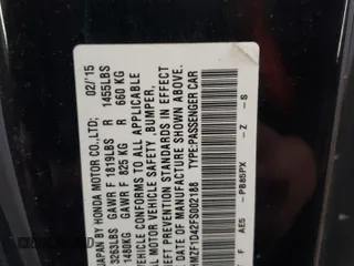 2015 Honda CR-Z with VIN JHMZF1D42FS002188, listed as a Copart auction lot 48686485 with 71,729 mi miles and Salvage Title. Bid and sale history available at carsss.com. Image 12.