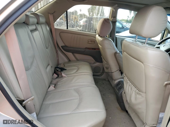 1999 Lexus RX 300 Luxury SUV with VIN JT6HF10UXX0023491, listed as a Copart auction lot 81686024 with 86,097 mi miles and Salvage Title. Bid and sale history available at carsss.com. Image 10.