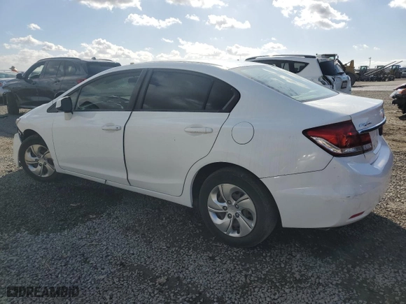 2015 Honda Civic Sedan LX with VIN 19XFB2F56FE238938, listed as a Copart auction lot 47829465 with 41,228 mi miles and Salvage Title. Bid and sale history available at carsss.com. Image 2.