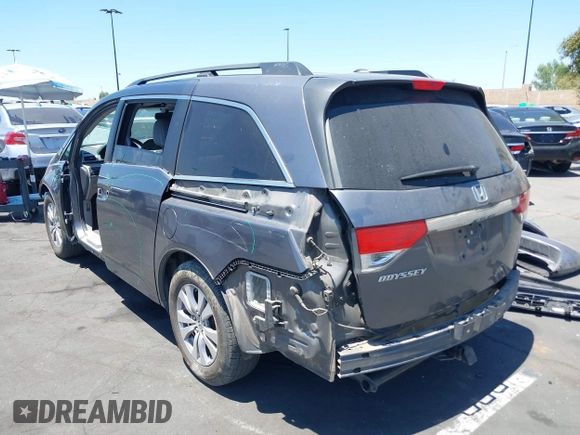 2014 Honda Odyssey EX-L z VIN 5FNRL5H61EB041962, wystawiony jako IAAI lot #42282873 z przebiegiem 134 884 mil mil oraz . Historia ofert i sprzedaży dostępna na DreamBid. Obrazek 15.