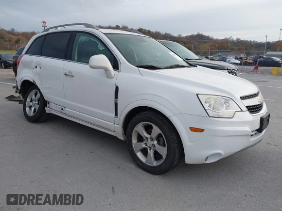 2014 Chevrolet Captiva Sport LTZ z VIN 3GNAL4EK6ES631467, wystawiony jako IAAI lot #40948171 z przebiegiem 146 395 mil mil oraz . Historia ofert i sprzedaży dostępna na DreamBid. Obrazek 1.