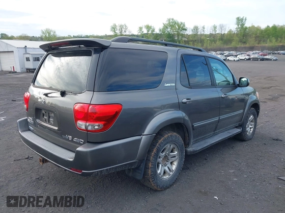 2007 Toyota Sequoia Limited with VIN 5TDBT48A37S278581, listed as a IAAI auction lot 42182841 with 131,041 mi miles and . Bid and sale history available at DreamBid. Image 4.