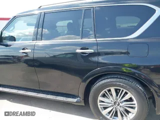 2018 Infiniti QX80 with VIN JN8AZ2NF4J9660983, listed as a IAAI auction lot 42063055 with 24,347 mi miles. Bid and sale history available at carsss.com. Image 14.