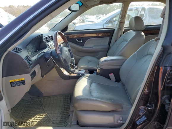 2005 Hyundai XG350 with VIN KMHFU45E95A424638, listed as a Copart auction lot 70498344 with 78,050 mi miles and Clean Title. Bid and sale history available at carsss.com. Image 7.