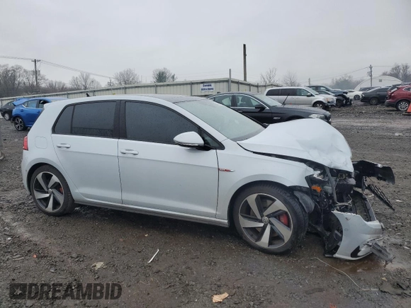 2018 Volkswagen Golf GTI S with VIN 3VW447AUXJM277279, listed as a Copart auction lot 48710874 with 48,106 mi miles. Bid and sale history available at carsss.com. Image 4.
