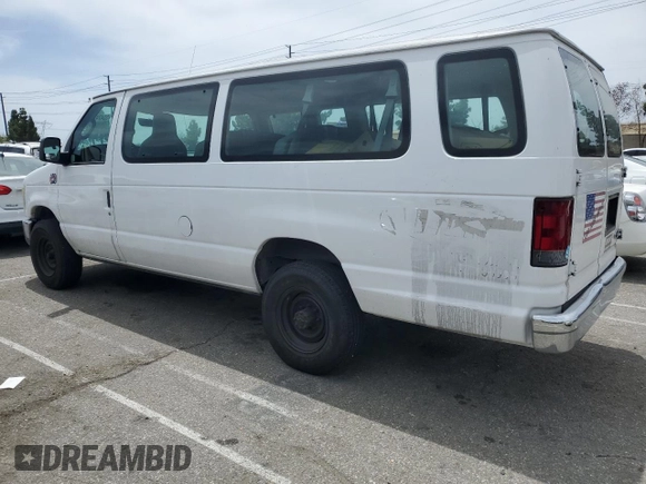 2008 Ford Econoline Passenger XL with VIN 1FBSS31L58DA91854, listed as a Copart auction lot 55474115 with 388,178 mi miles and Salvage title. Bid and sale history available at DreamBid. Image 2.