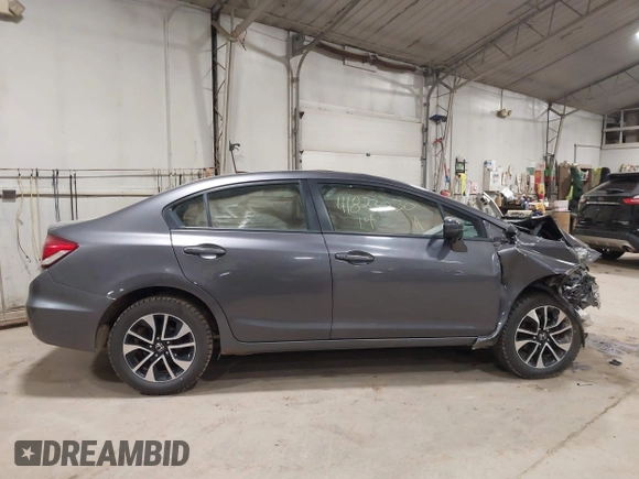 2014 Honda Civic Sedan EX with VIN 19XFB2F82EE227900, listed as a IAAI auction lot 41823030 with 121,638 mi miles. Bid and sale history available at carsss.com. Image 13.