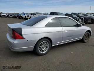 2002 Honda Civic EX with VIN 1HGEM21092L007293, listed as a Copart auction lot 49898165 with 216,288 mi miles and Salvage Title. Bid and sale history available at carsss.com. Image 3.