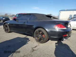2004 BMW 6 Series 645Ci with VIN WBAEK73464B322561, listed as a Copart auction lot 83399574 with 0 mi miles and Clean Title. Bid and sale history available at carsss.com. Image 2.