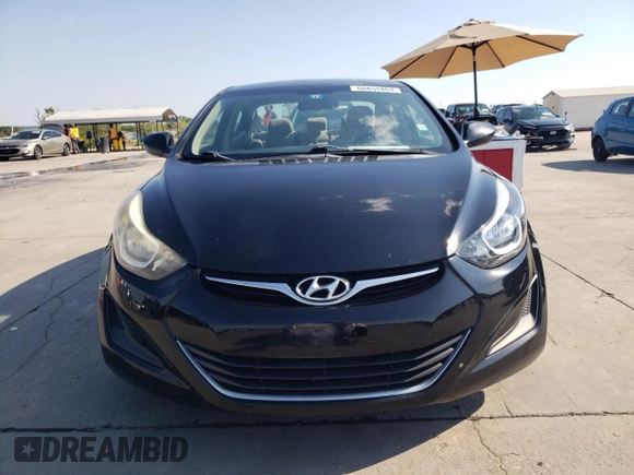 2016 Hyundai Elantra SE with VIN 5NPDH4AE6GH788680, listed as a Copart auction lot 66854804 with 113,073 mi miles and Salvage title. Bid and sale history available at DreamBid. Image 5.