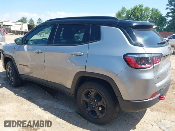 2023 Jeep Compass Trailhawk with VIN 3C4NJDDN3PT527995, listed as a IAAI auction lot 42218464 with 47,701 mi miles and . Bid and sale history available at DreamBid. Image 3.