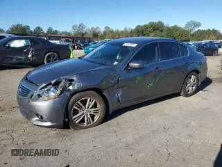 2012 Infiniti G25 x with VIN JN1DV6AR3CM861725, listed as a Copart auction lot 81903834 with 57,191 mi miles and Salvage Title. Bid and sale history available at DreamBid. Image 1.