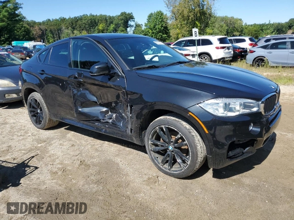 2018 BMW X6 xDrive35i with VIN 5UXKU2C53J0Z61708, listed as a Copart auction lot 68204043 with 41,396 mi miles. Bid and sale history available at carsss.com. Image 4.