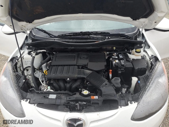 2012 Mazda Mazda2 Touring with VIN JM1DE1LY8C0137590, listed as a Copart auction lot 74488974 with 0 mi miles and Salvage Title. Bid and sale history available at carsss.com. Image 12.