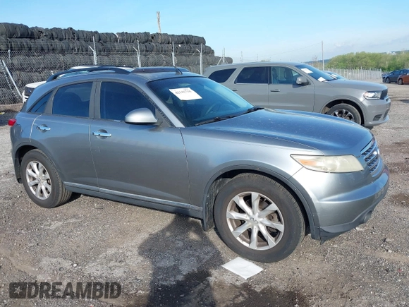 2006 Infiniti FX with VIN JNRAS08U56X101878, listed as a IAAI auction lot 42143716 with 173,266 mi miles. Bid and sale history available at carsss.com. Image 1.